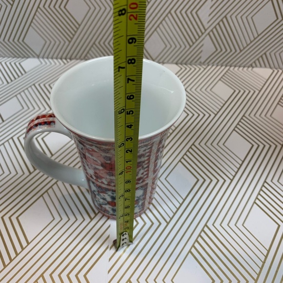 Paul Cardew Geometric Quilting Mug 2008 Made in England - Picture 7 of 8